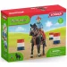 Schleich: Farm World - Zestaw do zabawy z wyścigiem beczek i kowbojką (42576)