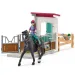 Schleich: Horse Club - Zestaw do zabawy z Lisą i Stormem w boksie dla koni