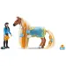 Schleich Horse Club: Piękności Sofii - Koń Kim i Caramelo z czeszącą się grzywą, zestaw startowy (42585)