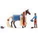 Schleich Horse Club: Sofias Beauties – Zestaw startowy Leo i koń Rocky z grzywą do czesania (42586)