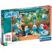 Smerfy leśna zabawa 104-elementowe puzzle supercolor - Clementoni