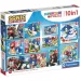 Sonic jeż 10 w 1 supercolor puzzle - Clementoni