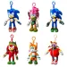 Sonic jeż 15 cm pluszowa figurka z zawieszką, różne warianty, 1 sztuka