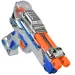 Space Warrior: Elektryczna chromowana broń kosmiczna ze światłem i dźwiękiem 24 cm