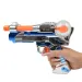 Space Warrior: Elektryczna chromowana broń kosmiczna ze światłem i dźwiękiem 24 cm