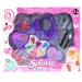 Sparkle Beauty Girl: Zestaw do makijażu z paletą w kształcie serca, pomadką i akcesoriami