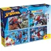 Spider-Man 2 w 1 maxi puzzle 4x48 elementów i kolorowanka 35x25cm - Lisciani