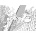 Spider-Man 2 w 1 puzzle 48 elementów i kolorowanka 35x25 cm – Lisciani