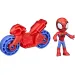 Spider-Man i jego niesamowici przyjaciele: Zestaw zabawkowy Spider-Man i jego motocykl - Hasbro