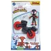 Spider-Man i jego niesamowici przyjaciele: zestaw zabawkowy Miles Morales i jego motocykl – Hasbro