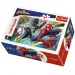 Spider-Man w akcji mini puzzle 54 elementy, 4 rodzaje - Trefl