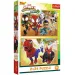 Spidey i dinozaury 2x24 elementów puzzle - Trefl