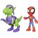 Spidey i jego fantastyczni przyjaciele: Zestaw figurek akcji Pajączek i Dino-Sieć Goblina – Hasbro