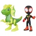 Spidey i jego niesamowici przyjaciele - Miles Morales i Elektrosaurus Dino-Sieć Zestaw Figurkowy Akcji - Hasbro