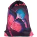Spirit: Butterfly fioletowo-różowy worek na buty, worek sportowy z motylem 33x47 cm