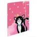 Spirit: Cat Queen czarny plecak szkolny z kotem, zestaw 5-elementowy 38x17x28cm