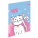 Spirit: White Cat plecak szkolny z białym kotem, zestaw 5-częściowy, 38x17x28 cm