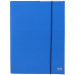 Spirit: niebieska teczka z gumką w formacie A4