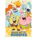 SpongeBob Kanciastoporty Najlepsi przyjaciele Bikini Dolne, puzzle 1000 elementów Premium Plus Quality – Trefl