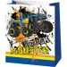Średnia torba prezentowa z motywem Monster Truck, 18x10x23 cm