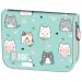 St.Right Charming Cats piórnik z kotkami składany PC03 20,5x14x3,5 cm