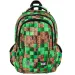 St.Right Pixel Cubes trzykomorowy ergonomiczny plecak szkolny BP26 39x27x17cm