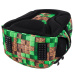 St.Right Pixel Cubes trzykomorowy ergonomiczny plecak szkolny BP26 39x27x17cm