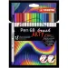 Stabilo: Pen 68 Brush ARTY zestaw pędzelków 18 sztuk