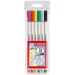 Stabilo: Zestaw flamastrów pędzelkowych Pen 68 brush 6 sztuk