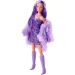 Steffi Love: Fluffy lalka modowa w fioletowej sukience - Simba Toys