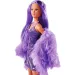 Steffi Love: Fluffy lalka modowa w fioletowej sukience - Simba Toys