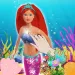 Steffi Love: Syrenka lalka z tęczowym, świecącym ogonem 29 cm - Simba Toys