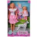 Steffi Love laleczka z uroczym spacerem z pieskiem - Simba Toys