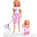 Steffi Love laleczka z uroczym spacerem z pieskiem - Simba Toys