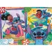 Stitch 2 w 1 puzzle ekologiczne 60 elementów i kolorowanka 70x50 cm – Lisciani