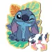 Stitch tropikalna przygoda 50-elementowe puzzle drewniane - Trefl