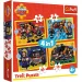 Strażak Sam 4 w 1 puzzle 35/48/54/70 elementów - Trefl