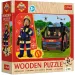 Strażak Sam drewniane puzzle 24 elementy - Trefl