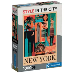 Styl w mieście Nowy Jork puzzle 1000 elementów - Clementoni