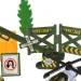 Super Army: Zestaw wojskowy z pojazdami i akcesoriami w różnych wariantach 1 szt.