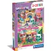 Super Kitties 2x20-elementowe Supercolor puzzle - Clementoni