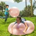 Super Wubble bańka-wyball czerwona, 75 cm