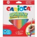 SuperColor trójkątny zestaw 24 kolorowych kredek - Carioca