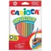 SuperColor zestaw trójkątnych kredek 36 sztuk - Carioca