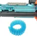 SuperShoot: Elektroniczny karabin maszynowy M249 na piankowe pociski z akumulatorem, 81 cm
