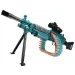 SuperShoot: Elektroniczny karabin maszynowy M249 na piankowe pociski z akumulatorem, 81 cm