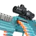 SuperShoot: Elektroniczny karabin maszynowy M249 na piankowe pociski z akumulatorem, 81 cm