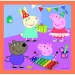 Świnka Peppa: Pomysłowa Peppa 3 w 1 puzzle - Trefl