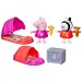 Świnka Peppa: Zestaw do zabawy "Nocowanie" z figurkami Świnki Peppy i Zebry Zośki – Hasbro