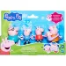 Świnka Peppa: Zestaw pięciu figurek rodziny Peppy - Hasbro